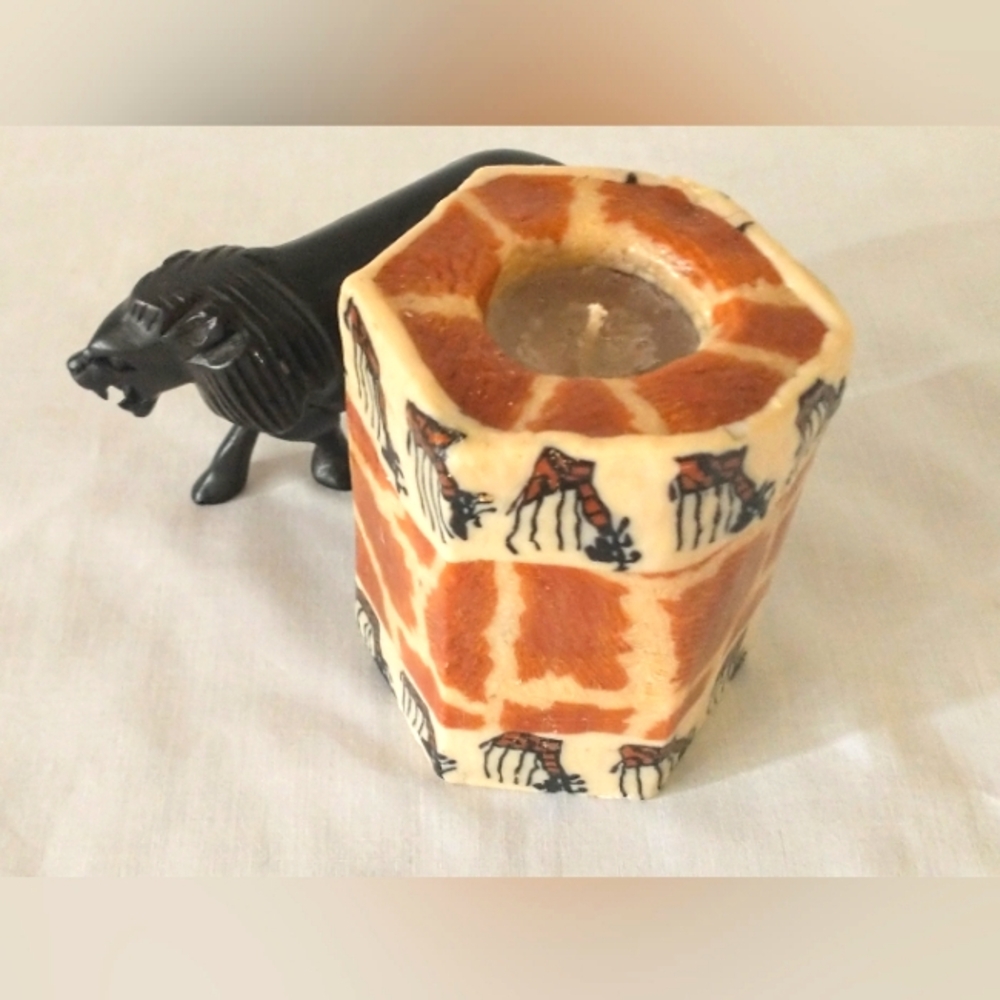 Swazi Giraffe Candle - Made in Africa